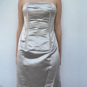 Celine dress! Size 40! Champagne color, 100% silk!